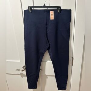 NWT LOFT Navy Leggings Pants (Size 16)